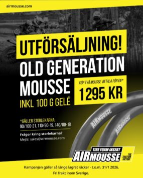 Mousse till Offroad Däck Race Performance UTFÖRSÄLJNING